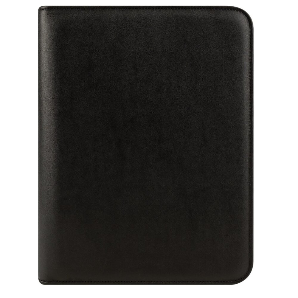 Franklin Covey Black Classic Simulated Leather Zipper Binder
